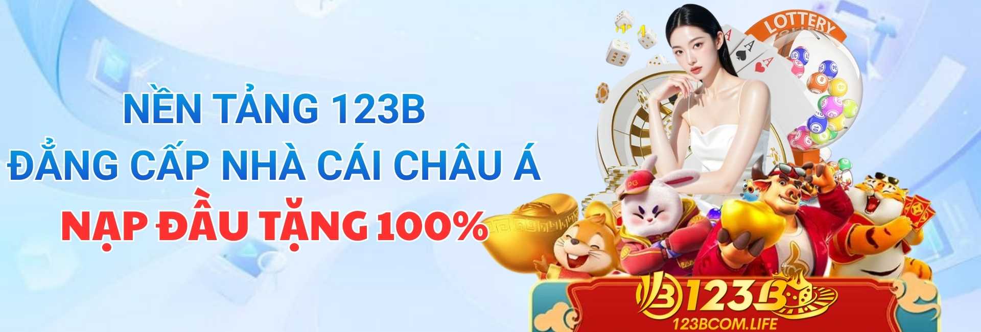Nền tảng 123b tặng nạp đầu 100%