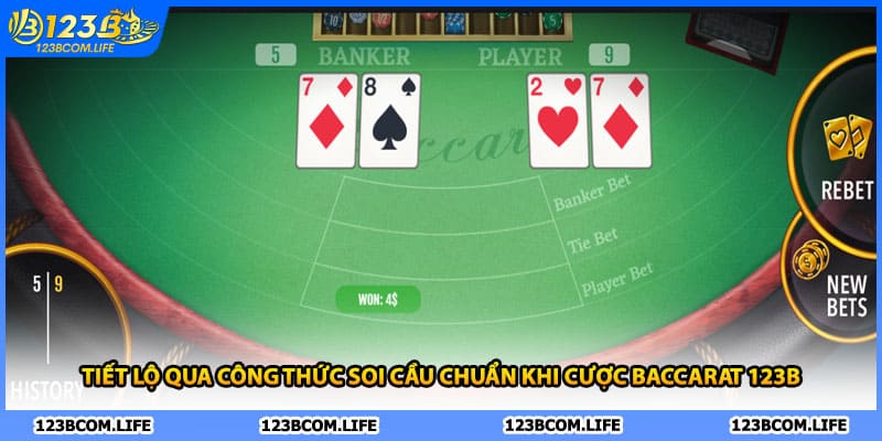 Tiết lộ qua công thức soi cầu chuẩn khi cược Baccarat 123B
